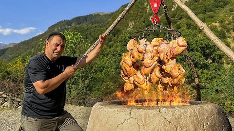 🔥How to Cook a Delicacy of Chicken 🐔 and Rice? A tender recipe for PILAF cooked in the Village 🔥