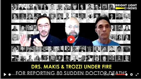 Doctors Under Fire for Reporting 80 Sudden Doctor Deaths now over 100!