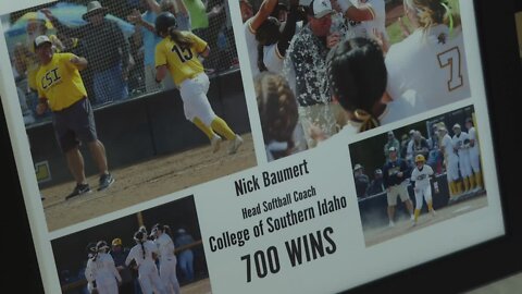 CSI softball coach celebrates career win #700