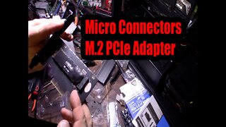 Micro Connectors M.2 NVMe SSD PCIe x4 Adapter Crucial P5 500GB CT500P5SSD8 PCIE-M20803HS FAST!!!