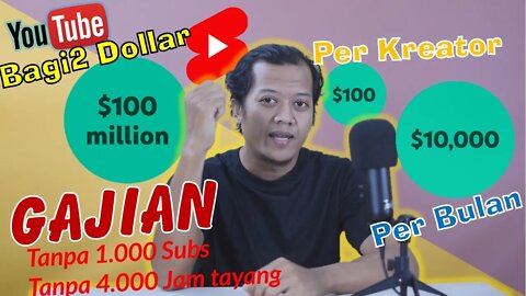 Cara Mendapatkan Uang dari YouTube Tanpa 1.000 Subscriber & 4.000 Jam Tayang #Shorts
