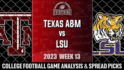 Texas A&M vs LSU Picks & Prediction Against the Spread 2023 College Football Analysis