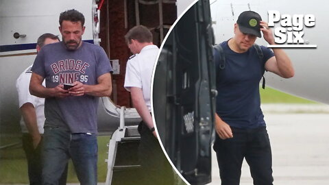 Ben Affleck jets off with Matt Damon after Jennifer Lopez wedding