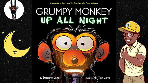 👓Read with Mr. Phishy! |🐵Grumpy Monkey Up All Night | 🎶Animation & Music!