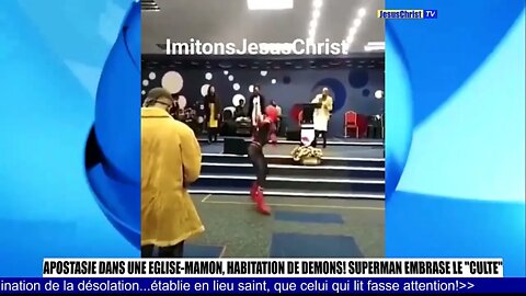 TERRIBLEMENT CHOQUANT! “Spiderman” enflamme une église épicerie!