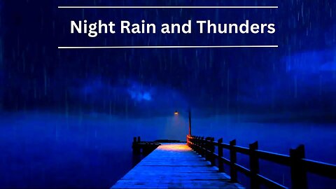 Heavy Thunderstorm Sounds | Ambience Rain, Thunder & Lightning Relaxation for Sleep.