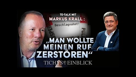 Markus Krall: "Staatsfeind Nummer 2" - Tichys Einblick Talk zu Hausdurchsuchung und Putschvorwurf