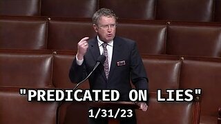 Rep. Thomas Massie: End the Unscientific VAX Mandate That is Predicated on Lies!