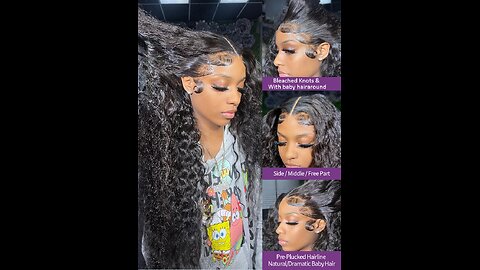 Frontal Wig Brazilian Curly Human Hair Wigs For Women