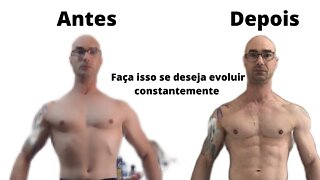 Como evoluir sempre nos treinos