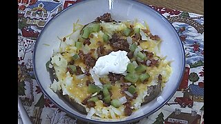 loaded baked potato (oven edition)