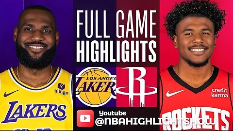 Los Angeles Lakers vs Houston Rockets Full Game Highlights | Jan 29 | 2024 NBA Season