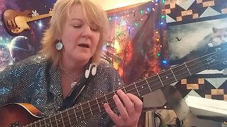 Neon Moon- Brooks and Dunn bass guitar lesson by Cari Dell