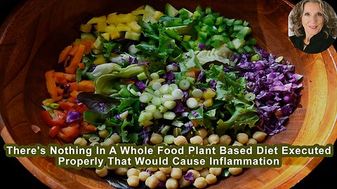 There's Nothing In A Whole Food Plant Based Diet Executed Properly That Would Cause Inflammation