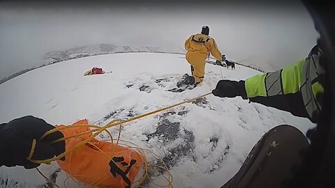 Mantua Police Chief, State Trooper, and BCFD Rescue Ice Fisherman