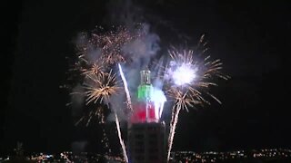 Ball drop from Electric Tower