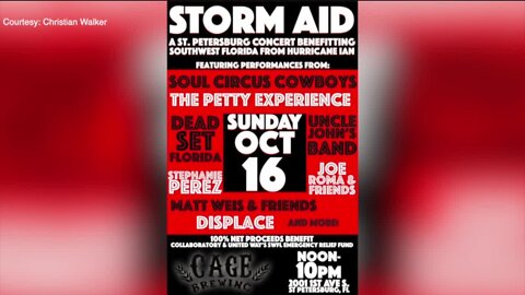 Tampa Bay musicians put on benefit concert for hurricane victims