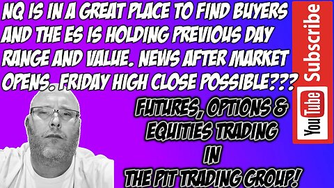 ES SP500 NQ NASDAQ100 E-mini Futures Premarket Trade Plan - The Pit Futures Trading