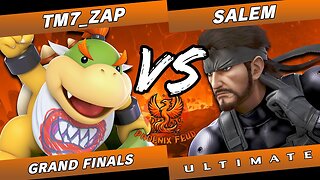 Phoenix Feud - TM7_ZAP (Bowser Jr) vs Salem (Snake, Shulk, Steve) - Grand Finals- Ultimate Singles