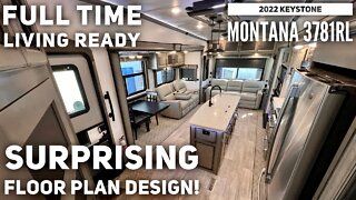 Amazing Full-Time Living Fifth Wheel Floor-Plan! 2022 Keystone Montana 3781RL