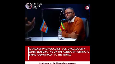 JOSHUA MAPHONGA COINS THE TERM “CULTURAL SODOMY”