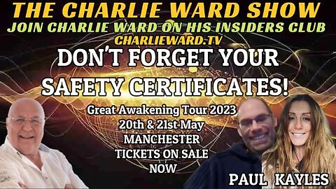 DON'T FORGET YOUR SAFETY CERTIFICATES! WITH KAYLES, PAUL & CHARLIE WARDN