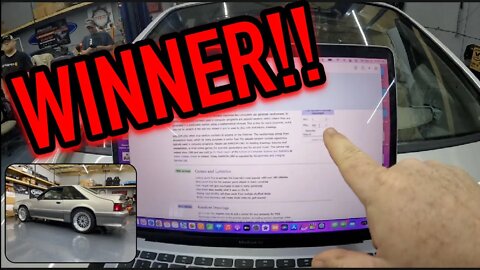 We draw the winner of our fox body mustang giveaway! LIVE!