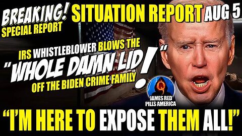 IRS WHISTLEBLOWER BLOWS "WHOLE DAMN LID" OFF BIDEN CRIME FAMILY!