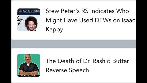 RS on Who May Be Implicated in the Deaths of Isaac Kappy & Rashid Buttar Now Available