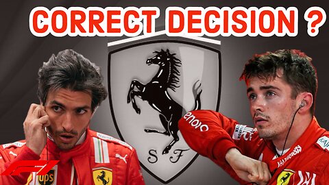 Did Ferrari make the right decision ? Leclerc VS Sainz !