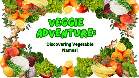 Veggies Names | Learn Veggies Names in English | Veggies Names for Kids and Toddlers