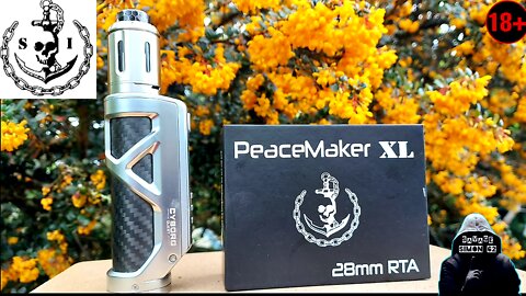 PEACEMAKER XL 28MM RTA RETRO REVIEW 🔞 #squidindustries #peacemakerxlrta #28mmrta #vape