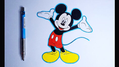 How to Draw Mickey Mouse