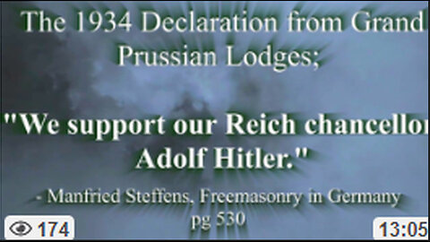 HITLER'S FREEMASONS SHAPED BOTH THE JEWISH COMMUNISTS & THE NAZI SOCIALISTS