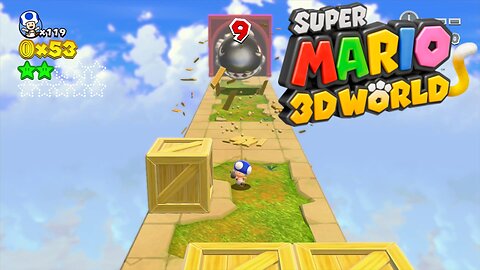 Super Mario 3D World “Toad’s Mystery House Dash”