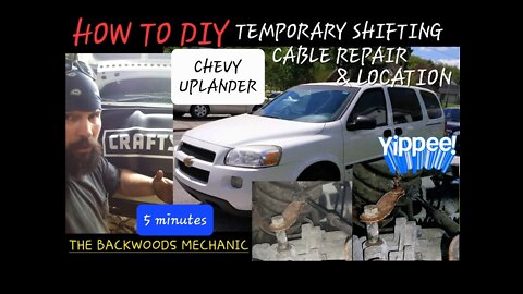 Chevy Uplander Not Shifting? TRY THIS QUICK SHIFTING CABLE DIY REPAIR