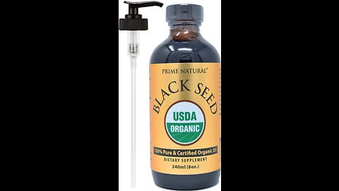 Prime Natural Organic Hemp Seed Oil 4oz - USDA Certified - Sativa Oil - Pure, Cold Pressed, Vir...