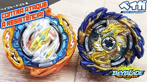 CYCLONE RAGNARUK .Gg.Nv-6 vs MIRAGE FAFNIR .Nt 2S - Beyblade Burst ベイブレードバースト