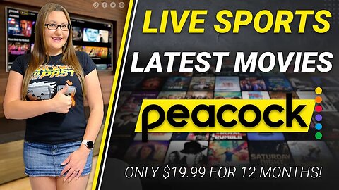 🔥 DON'T MISS THIS!! 🔥 Get PEACOCK TV for Less Than $20 a Year!