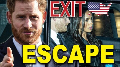 BREAKING NEWS! In political retribution , Harry and Meghan "planned to ESCAPE" from US