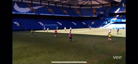 Scoring A Goal At Stamford Bridge Chelsea Stadium