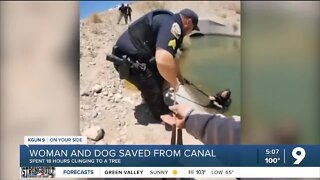 Officials: Arizona woman survives 18 hours in canal