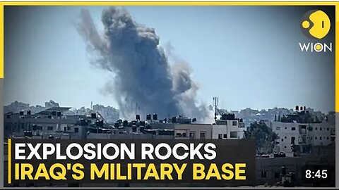 Iraq military base explosion: 1 killed & 8 injured in blast at Iraq military base | Watch