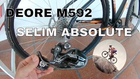 Câmbio Deore M592 e Selim Absolute Active Zone Bike TSW