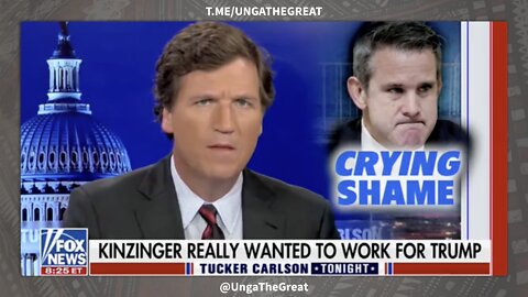 Tucker: Should Kinzinger Disclose His Attempts To Get Jobs In the Trump Admin?