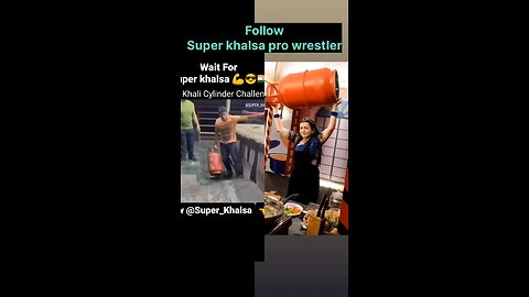 Great Khali cylinder challenge