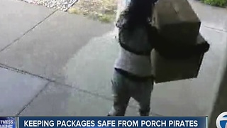 Keeping packages safe from porch pirates