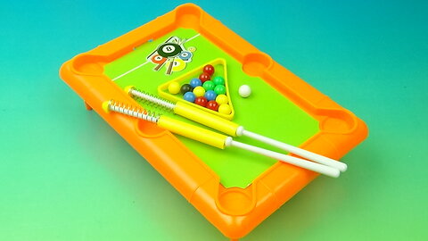 FINGER SPORTS POOL TABLE GAME Review by FunkyJunkToys