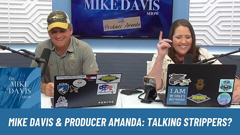 Mike Davis & Prod. Amanda Scouring Headlines & Giving Advice "This Evening"