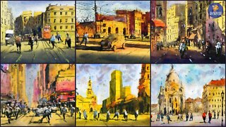 Light and Shadows in Watercolor: Paint 6 Different Scenes